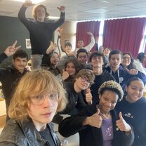 Connecting with students!